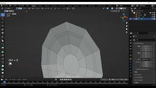 blender ベベルが上手くいかないときに、頂点追加して辺を作成