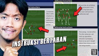 Penjelasan dan cara pakai Defensive Instruction di formasi PES - Tutorial PES untuk pemula #18