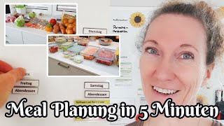 Meal Planung in 5 Minuten