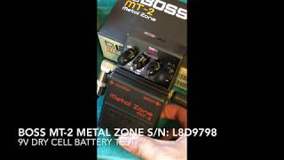 Boss MT 2 Metal Zone Demo