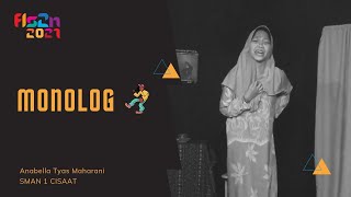 MONOLOG Anabella Tyas Maharani SMAN 1 Cisaat Kabupaten Sukabumi Jawa Barat