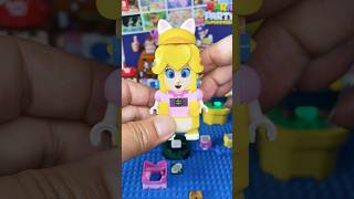 Lego Princess Peach Changes To Lego Cat Suit #lego #cat #shorts #viral