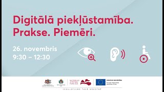 Personīgi par digitālo piekļūstamību - konferences atklāšana.