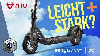 NIU KQi Air | X: Ultraleichter E-Scooter aus Carbon im XXL Test (REVIEW)