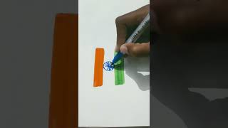 Drawing of Indian Flag 🇮🇳🇮🇳