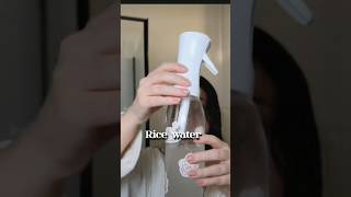 Rice water for hair growth 😯 #shorts #haircare #fyp #girlycare