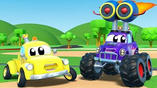 Monstertruckul are super reactoare ca sa invinga