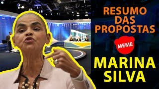 Marina Silva - Resumo das propostas - MEME