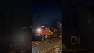 “RARE”(2 CN SD75I’s) 5783 SD75I leads CSX B705 through Piscataway w/ a Nice K3LA & a Sky Rail Bell!