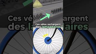 Ces vélos rechargent des lampadaires #shorts