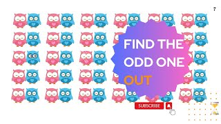 ODD ONE OUT, Improve your concentration, How good are your eyes?, Puzzles to improve concentration