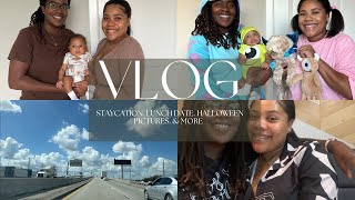 VLOG: halloween costumes + first staycation with baby boy + lunch date & more