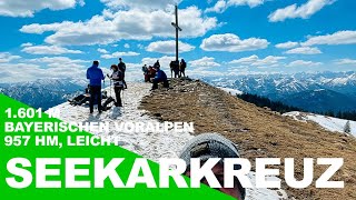 Beliebte Winterwanderung auf das Seekarkreuz