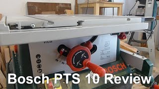 Bosch PTS 10 Unboxing, Assembly, and Review (English)