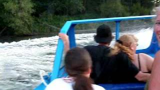 Hellgate Jet boat 360 on Rogue river