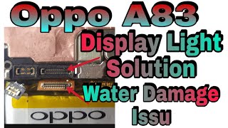 Oppo A83 Display light solution, oppo a83 lcd light jumper..