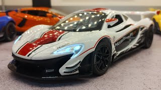 CARRINHO MINIATURA MCLAREN P1 GTR ESCALA 1/22 SOM/LED BUZINAR$ 219,00#mclaren #mclarenp1