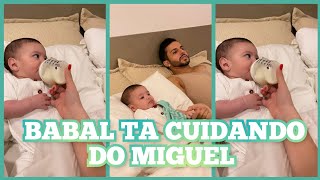 🌻EMILY GARCÍA 🌻 MOSTRA BABAL CUIDANDO DE MIGUEL 🥰 MELHOR PAI DO MUNDO 🌻