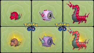 Pokemon Go: Evolving Shiny & Normal Venipede into Whirlipede & Scolipede