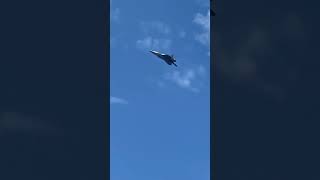 2023 Cleveland National Airshow F22 Raptor demo with flares!