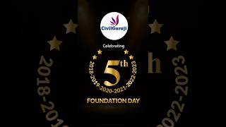 Happy 5th Foundation Day Celebration to All Civil Guruji Family 🎉🎊 #viral #celebration