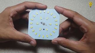 How to make a super bright LED light//powerful rechargeable led Emergency light.