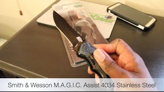 Cool MiGadgetGear Unboxing Knife - Smith & Wesson M&P MAGIC Knife