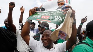 Peter Obi's Supporters Chant His Name (Obi) As They Hold Mega Rally In Lagos