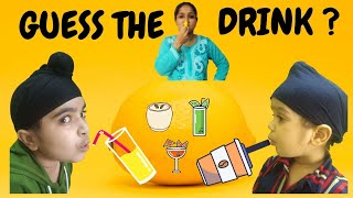 Guess The Drink Challenge | Testing the Taste buds | Fun game | Full On Masti | Ekam Fateh Vlogs