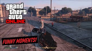 GTA Online Funny Moments! - Freemode Glitches, Mission Fails, AI Bugs & More!