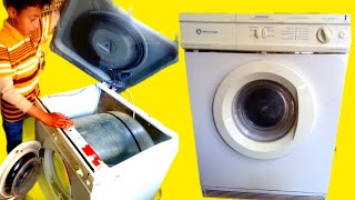 How to open and repair a White Knight tumble dryer M/N cl 514 urdu/hindi #electricAllrounder