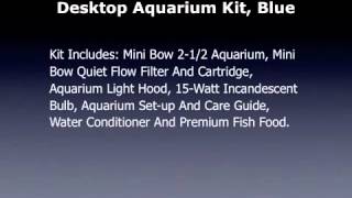 Desktop Aquarium Reviews - Aqueon 17772 Mini Bow Desktop Aquarium