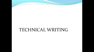 Technical Communication 9409- Unit 2 Lecture 1 Alimah Online