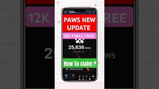 Paws New update|listing update|paws Coin price market|paws withdrawal date|listing update #paws #cry