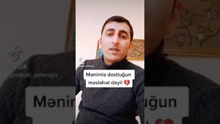 Mənimlə dostluğun məsləhət deyil - Səbuhi Səfəroğlu şeir