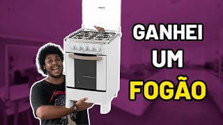 DEPOIS DA GELADEIRA, AGORA GANHEI UM FOGÃO