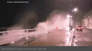 La tormenta Eleanor sacude el norte de Europa