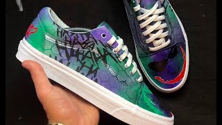 THE JOKER CUSTOM VANS | TIMLEAPSE