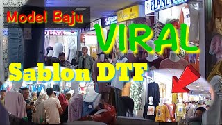 Situasi Terbaru Pasar Tanah Abang Metro jakarta pusat//Sablon DTF Tersedia disetiap toko