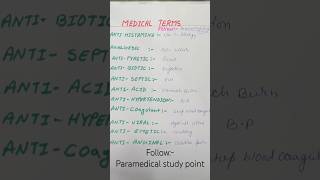 Medical teams #paramedicalstudypoint #medicalterms