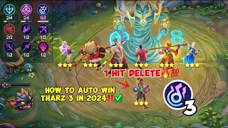 How to Auto Win Tharz 3 in 2024 New Update ‼️✅ | S.T.U.N| 1 HIT DELETE | Tharz 3🔥