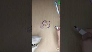 DRAWING MONKEY WITH 333 ‼️#art #viral #basicart #artforkids #shorts