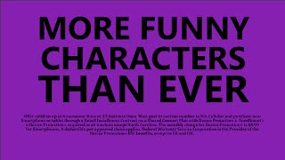 "More Funny Characters Than Ever" Plan