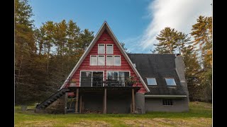 Stunning Red A-Frame in the Catskills