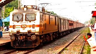 16 Back to back fast trains in India | Electric Trains Track Sounds | INDIAN RAILWAYS