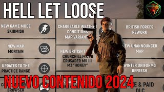 HELL LET LOOSE - Nuevo Contenido 2024 | Mapas, Vehículos, Armas