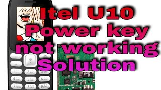 Itel U10 On Off Key Not working solution,Itel Power key not working solution ‎@bajrang mobile akot