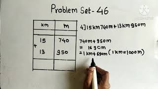 Problem Set 46 Std 5 problems on measurement