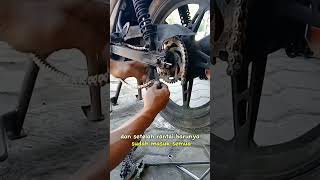 Tutorial cara ganti Rante motor #otomotif #jualbelimotor #tutorial #mekanikindonesia #tranding