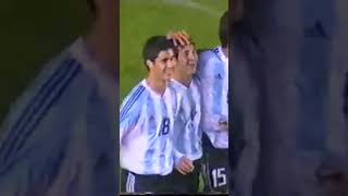 Primer gol de Messi con la Selección Argentina a nivel juvenil